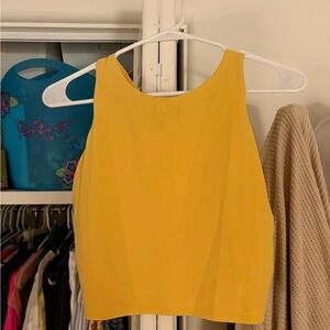 Yellow Sleeveless Women's Top